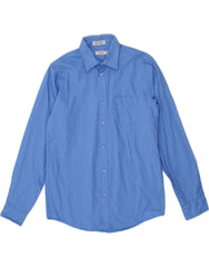 IZOD Boys Shirt 15-16 Years Blue Cotton