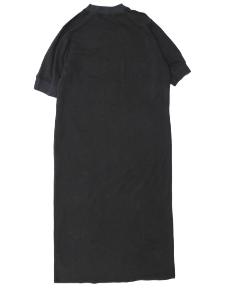 Zara Womens Oversized Maxi Dress UK 14 Medium Grey Cotton