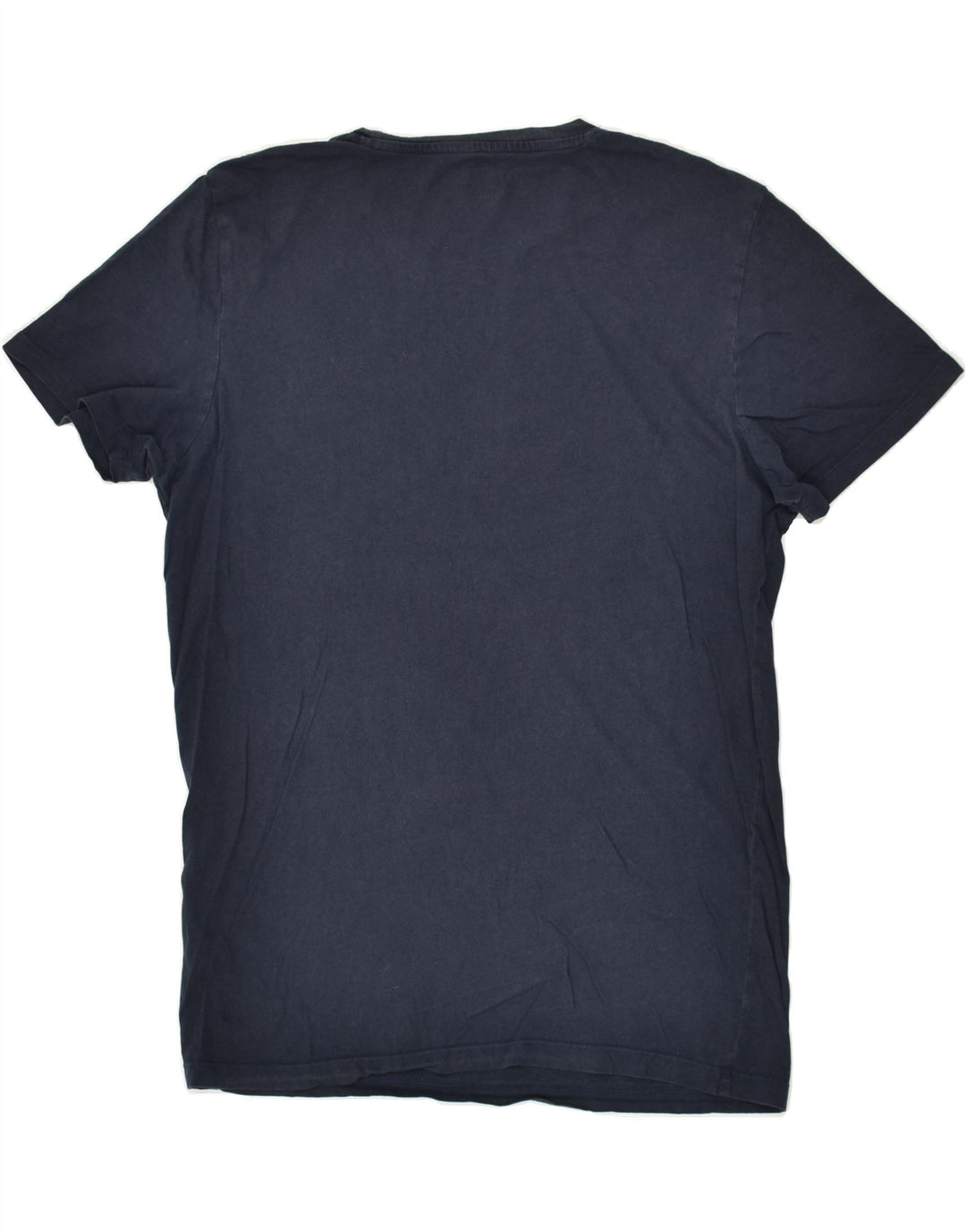 JACK & JONES Mens Regular Fit Graphic T-Shirt Top Medium Navy Blue Cotton | Vintage Jack & Jones | Thrift | Second-Hand Jack & Jones | Used Clothing | Messina Hembry 