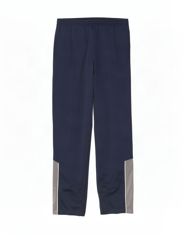 Reebok Mens Tracksuit Trousers Large Navy Blue Colourblock