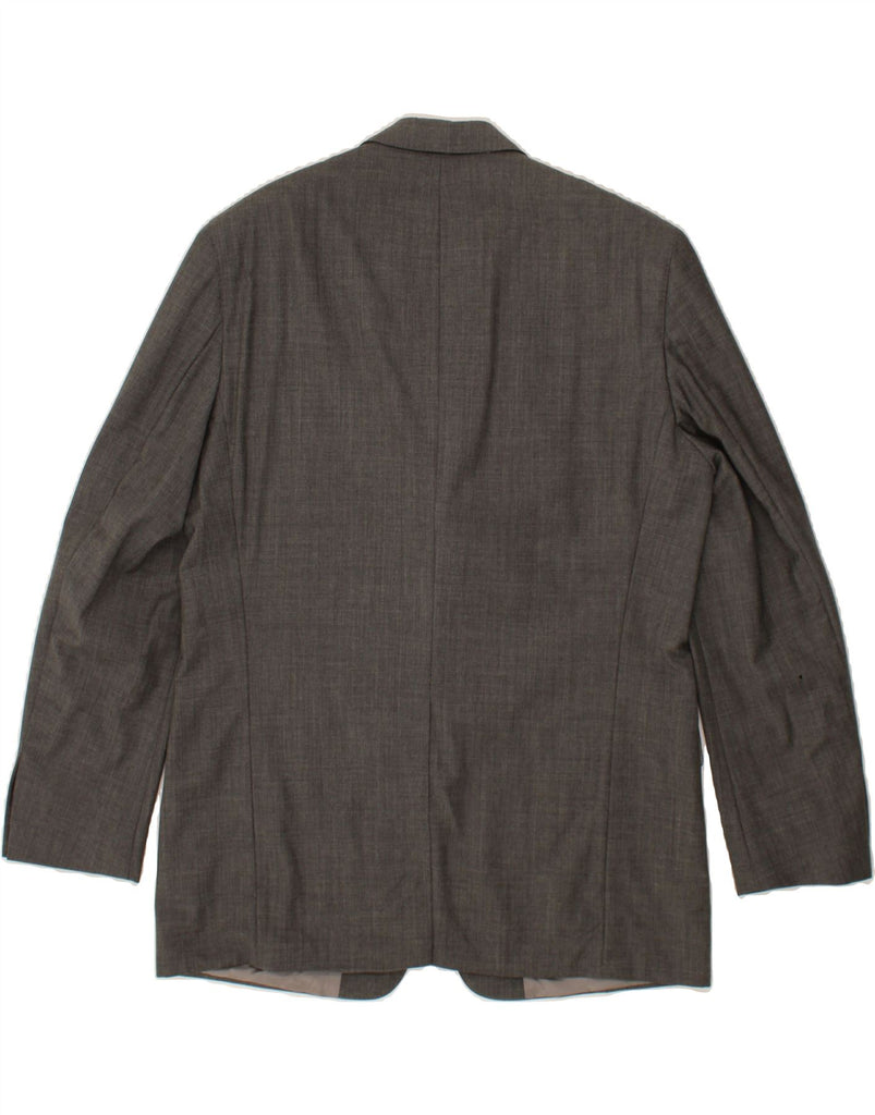 HUGO BOSS Mens Stretch 3 Button Blazer Jacket IT 54 2XL Grey Wool Vintage Hugo Boss and Second-Hand Hugo Boss from Messina Hembry 