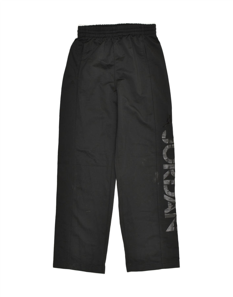 JORDAN Boys Graphic Tracksuit Trousers 10-11 Years Medium  Black Polyester | Vintage Jordan | Thrift | Second-Hand Jordan | Used Clothing | Messina Hembry 