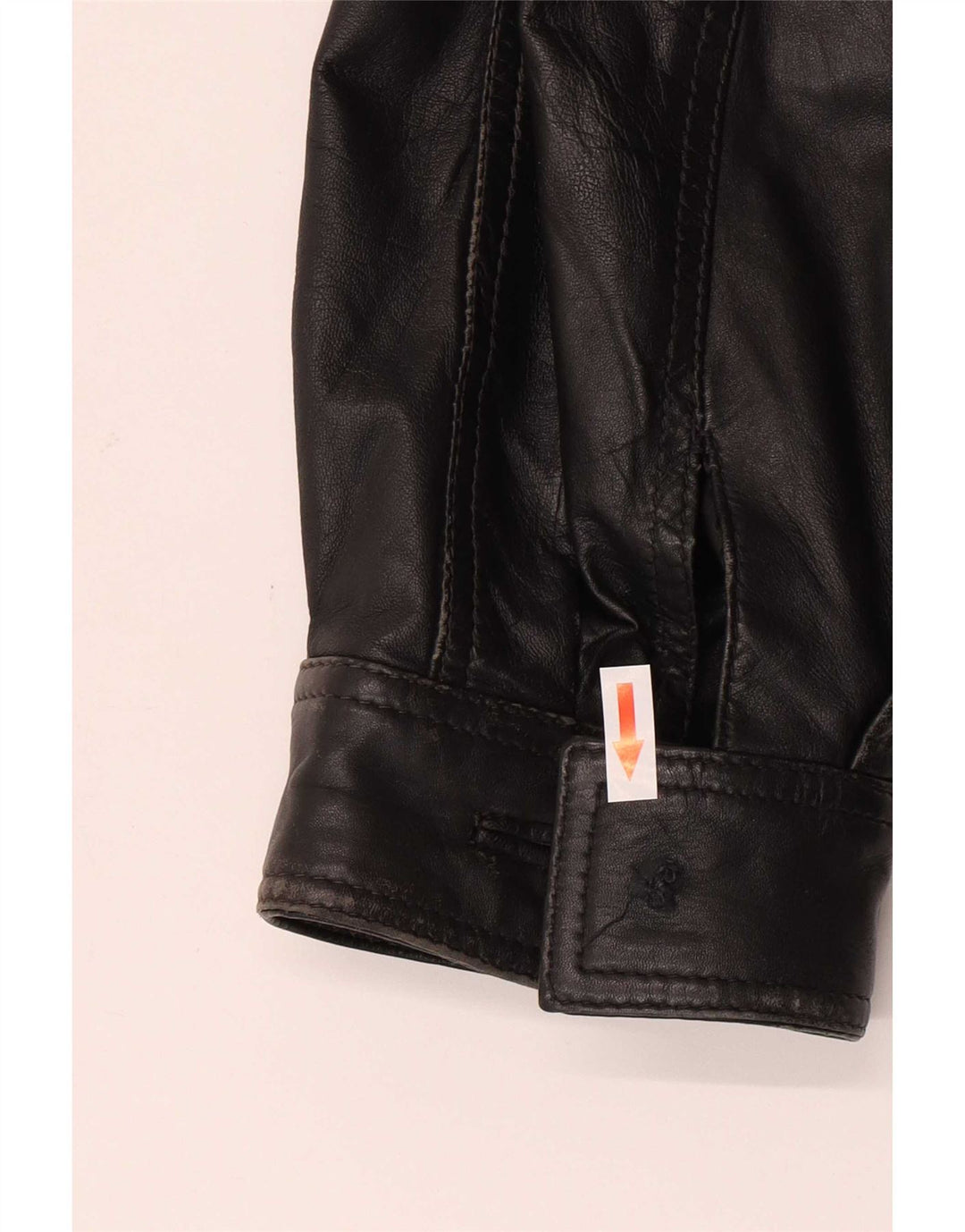 Vintage Mens Leather Jacket UK 40 Large Black