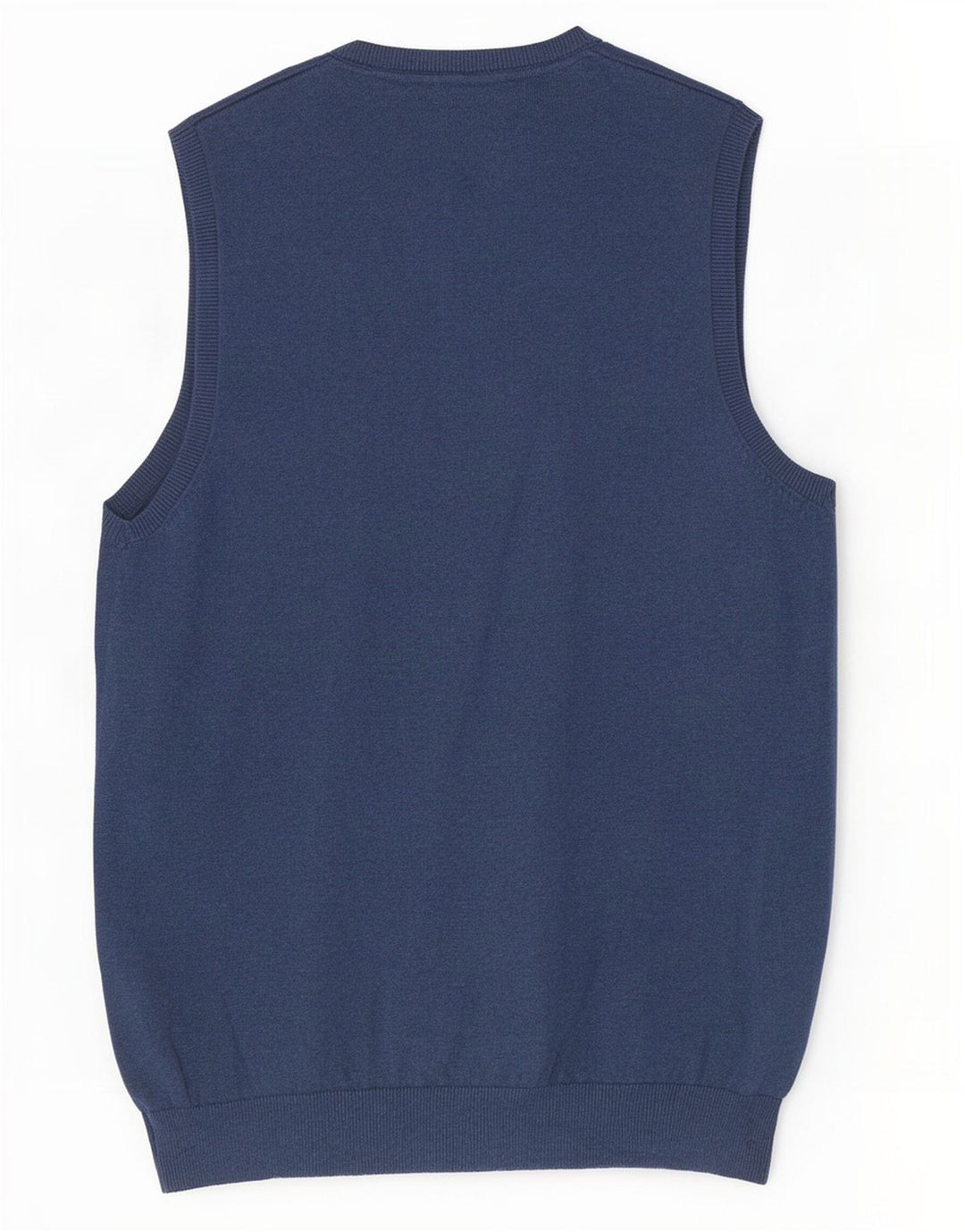 Marks & Spencer Mens Vest Tank Top Large Navy Blue Cotton
