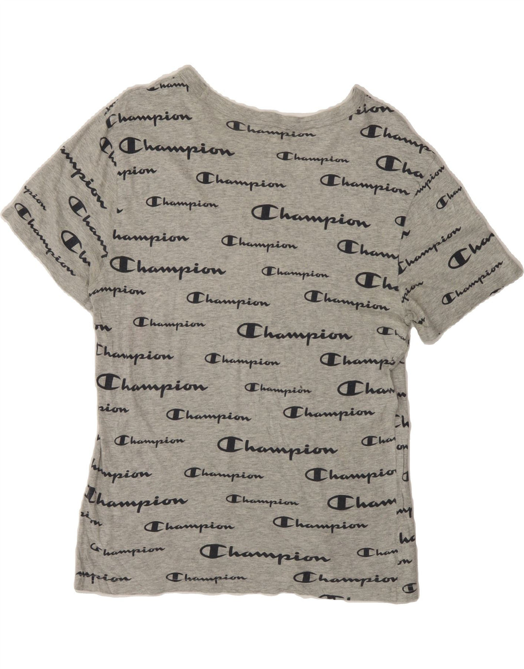 CHAMPION Womens Graphic T-Shirt Top UK 8 Small Grey Vintage Champion and Second-Hand Champion from Messina Hembry 