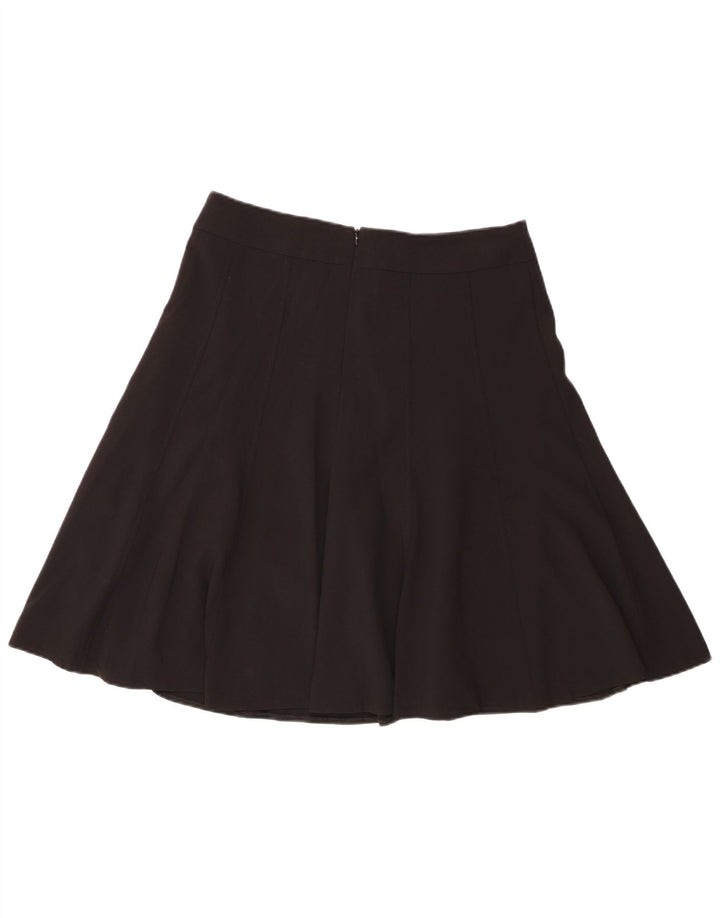 Marks & Spencer Womens A-Line Skirt UK 12 Medium W32 Black Polyester