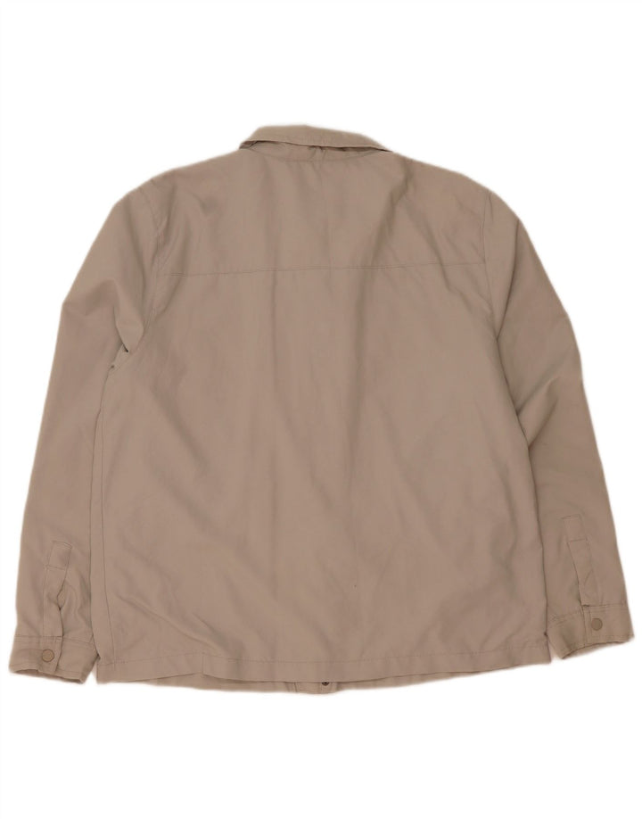 French Connection Mens Utility Jacket UK 40 Large Beige Polyamide