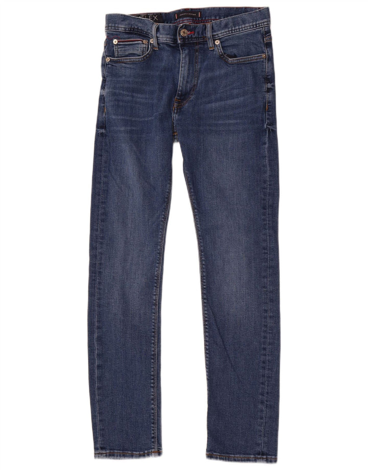Tommy Hilfiger Mens Flex Slim Jeans W30 L30 Blue Cotton