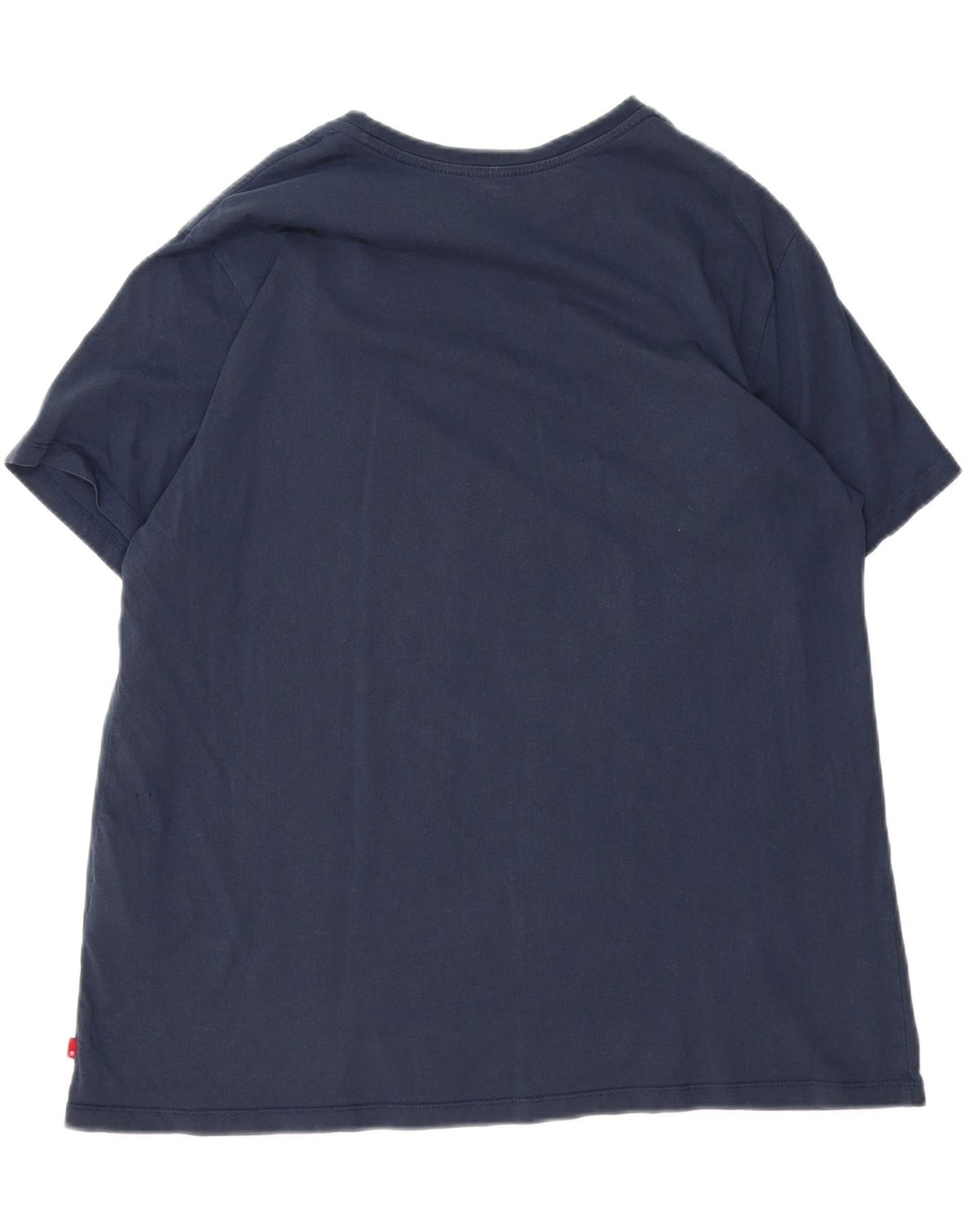 LEVI'S Mens Graphic T-Shirt Top XL Navy Blue Cotton Vintage Levi's and Second-Hand Levi's from Messina Hembry 
