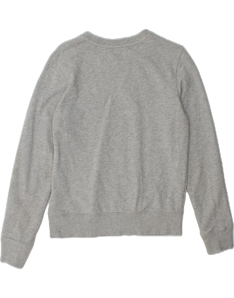 CALVIN KLEIN JEANS Womens Graphic Sweatshirt Jumper UK 10 Small Grey Vintage Calvin Klein Jeans and Second-Hand Calvin Klein Jeans from Messina Hembry 