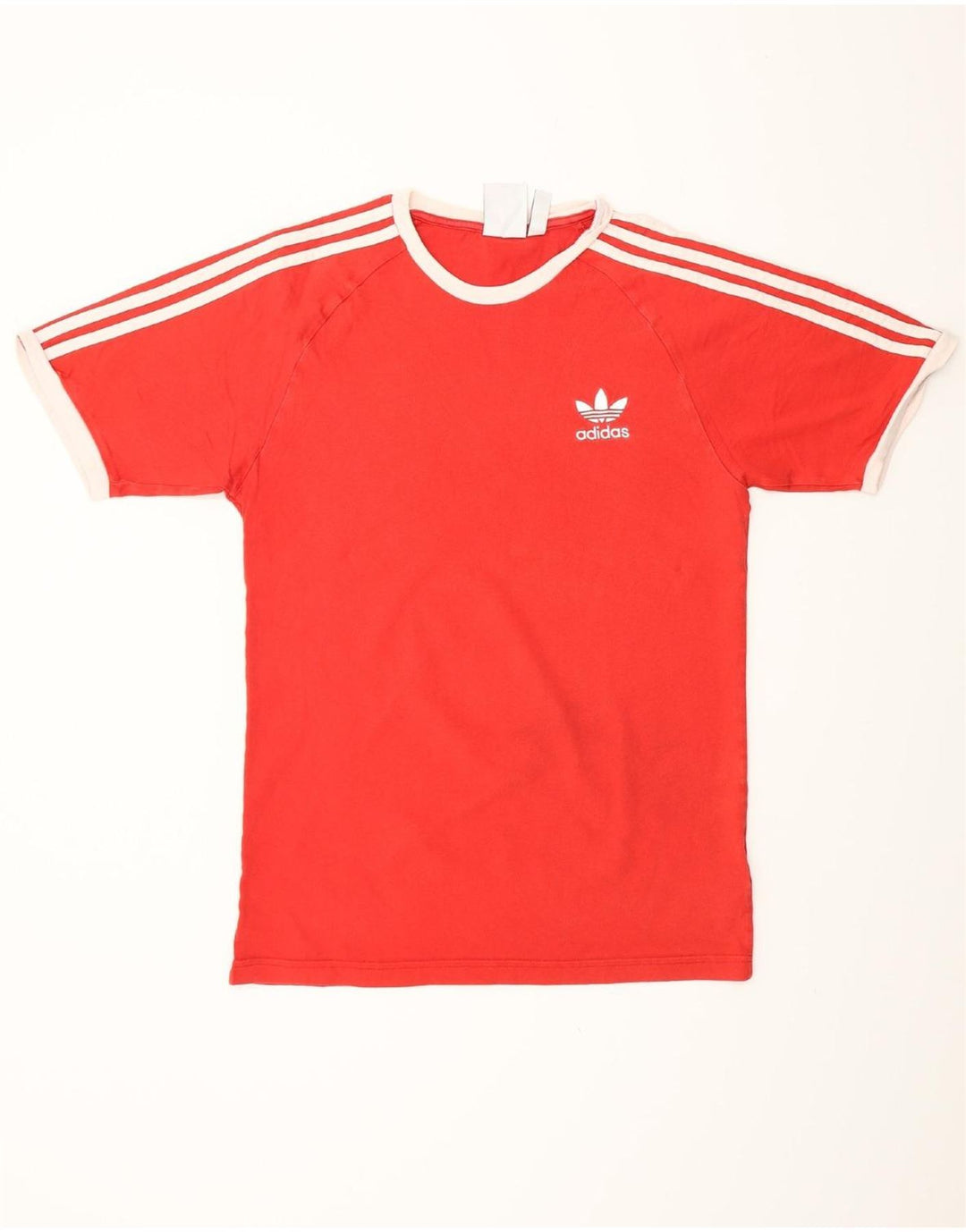 ADIDAS Mens T-Shirt Top Small Red Cotton