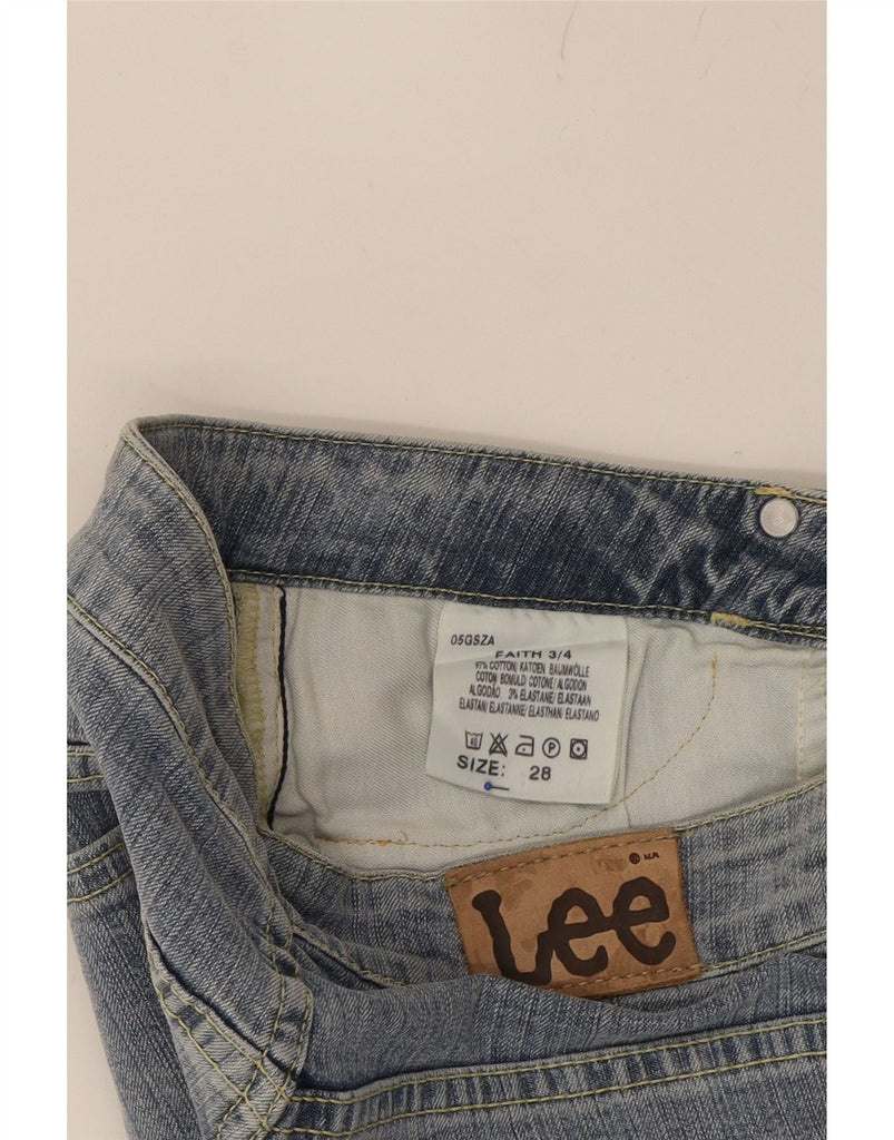LEE Womens Capri Jeans W28 L19 Blue Cotton Vintage Lee and Second-Hand Lee from Messina Hembry 