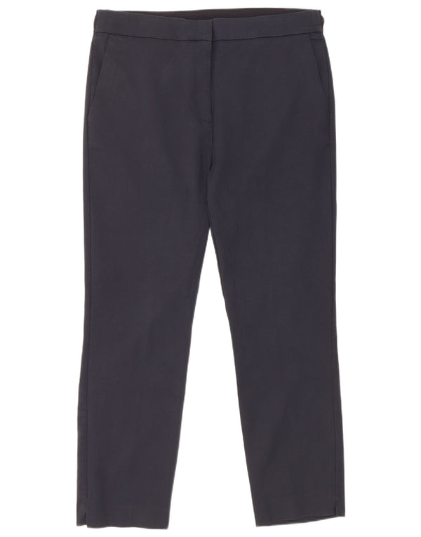 Zara Womens Tapered Chino Trousers 2XL W34 L26 Navy Blue Cotton