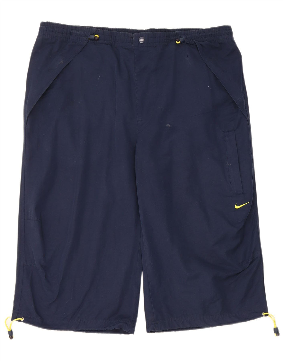 Nike Mens Cargo Bermuda Shorts Medium W36 Navy Blue Cotton Sports