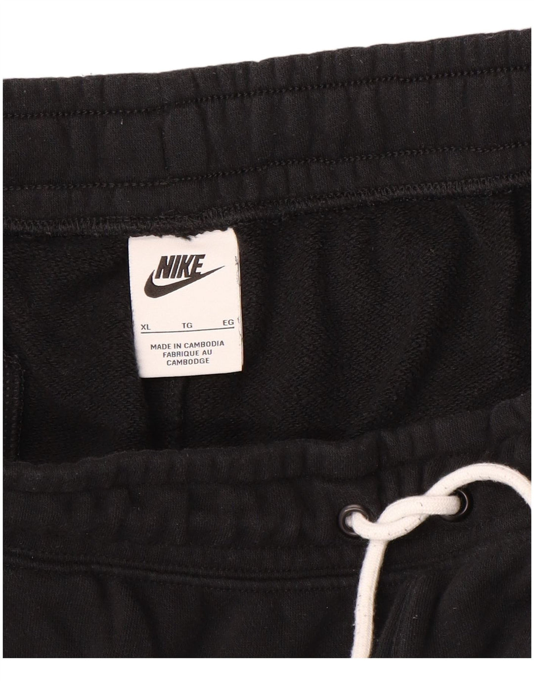 Nike Mens Graphic Tracksuit Trousers Joggers XL  Black