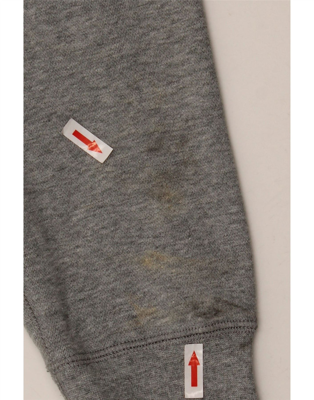 Nike Mens Graphic Hoodie Jumper Medium Grey Flecked Cotton