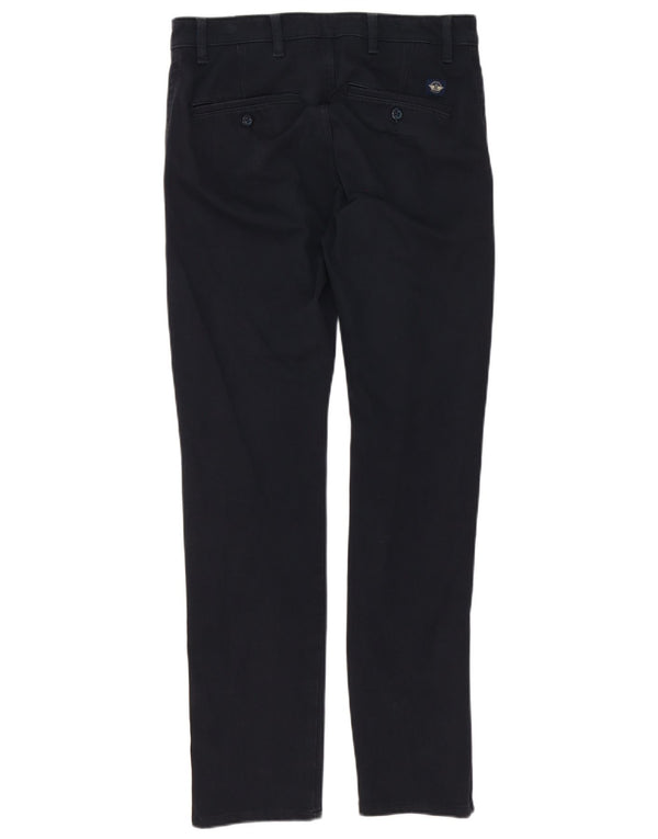 Dockers Mens Slim Chino Trousers W30 L32 Navy Blue Cotton
