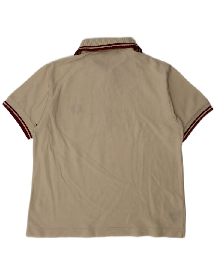 Fred Perry Boys Polo Shirt 5-6 Years Yellow Cotton
