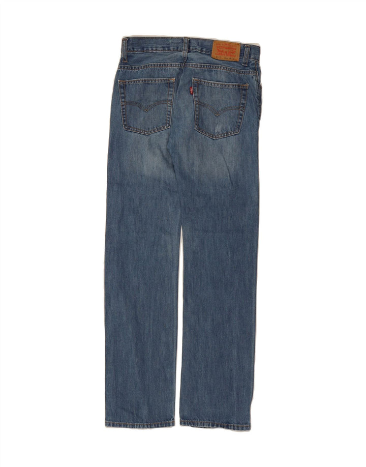 LEVI'S Boys 511 Distressed Slim Jeans 15-16 Years W30 L31 Blue Cotton Vintage Levi's and Second-Hand Levi's from Messina Hembry 
