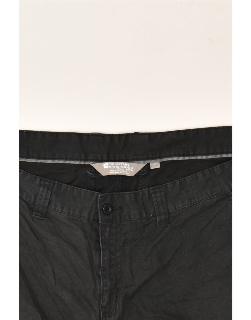 MOUNTAIN WAREHOUSE Mens Chino Shorts W40 XL Black Cotton | Vintage Mountain Warehouse | Thrift | Second-Hand Mountain Warehouse | Used Clothing | Messina Hembry 