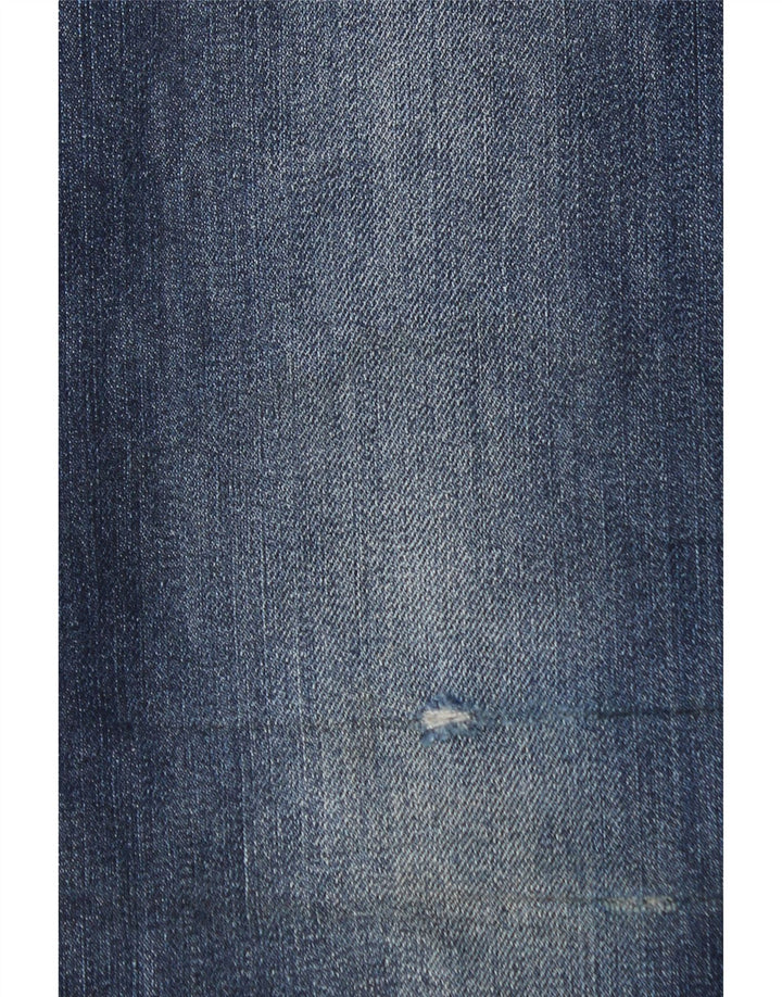 Massimo Dutti Womens Straight Jeans EU 42 Large W32 L34 Navy Blue