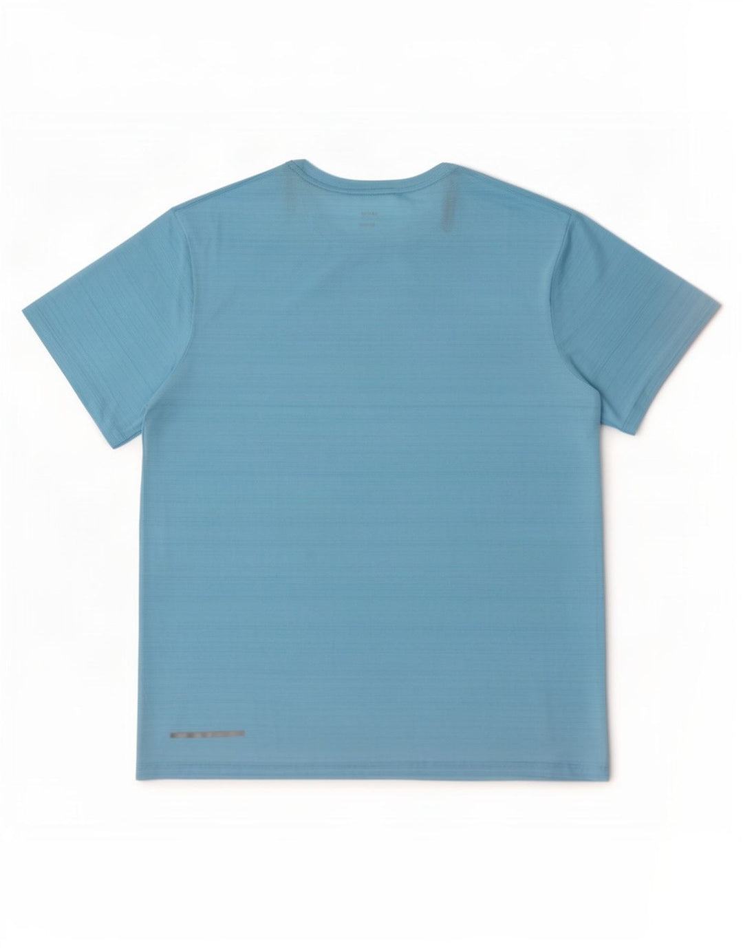 Nike Mens Dri Fit T-Shirt Top Large Blue Pinstripe Polyester