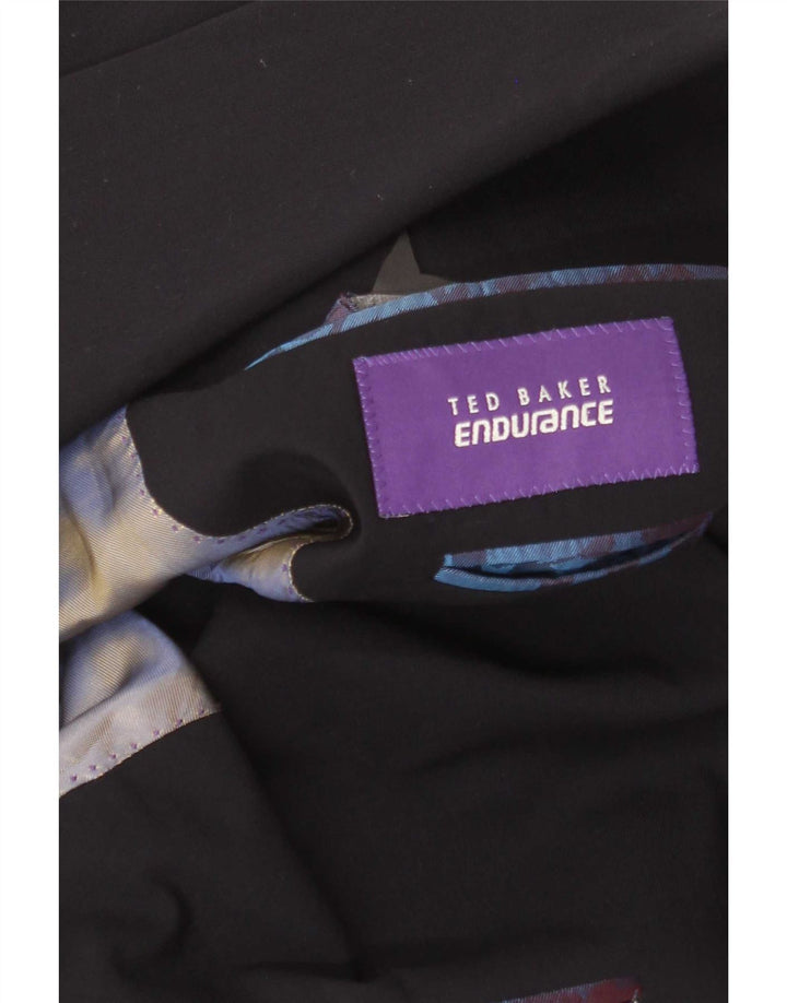 Ted Baker Mens 2 Button Blazer Jacket UK 38 Medium Navy Blue