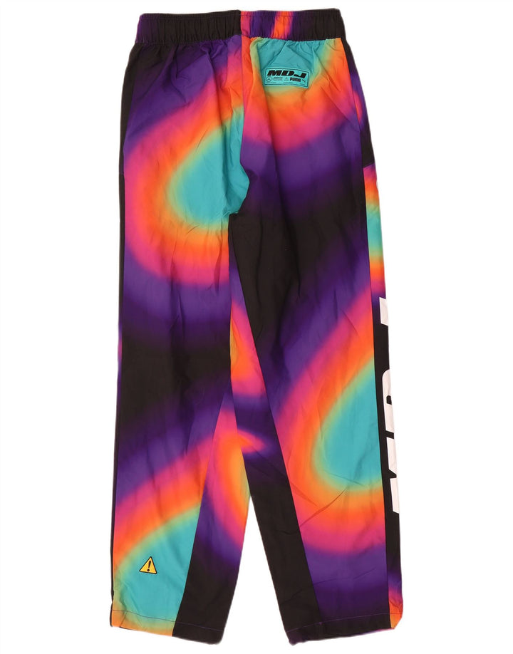 Puma Mens Graphic Tracksuit Trousers Medium Multicoloured Tie Dye Polyester