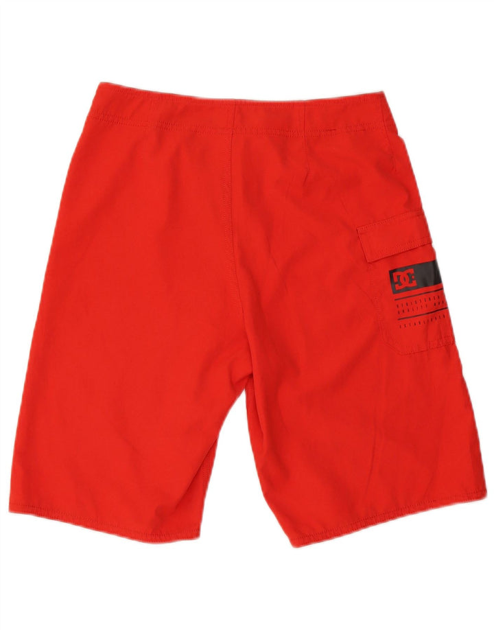 DC Boys Swimming Shorts 13-14 Years Red Polyester
