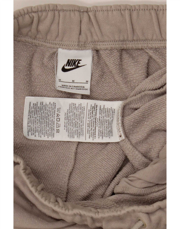 Nike Mens Graphic Tracksuit Trousers Joggers Medium Beige Colourblock
