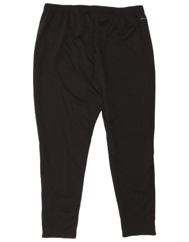 Adidas Mens Aeroready Tracksuit Trousers 2XL  Black Polyester