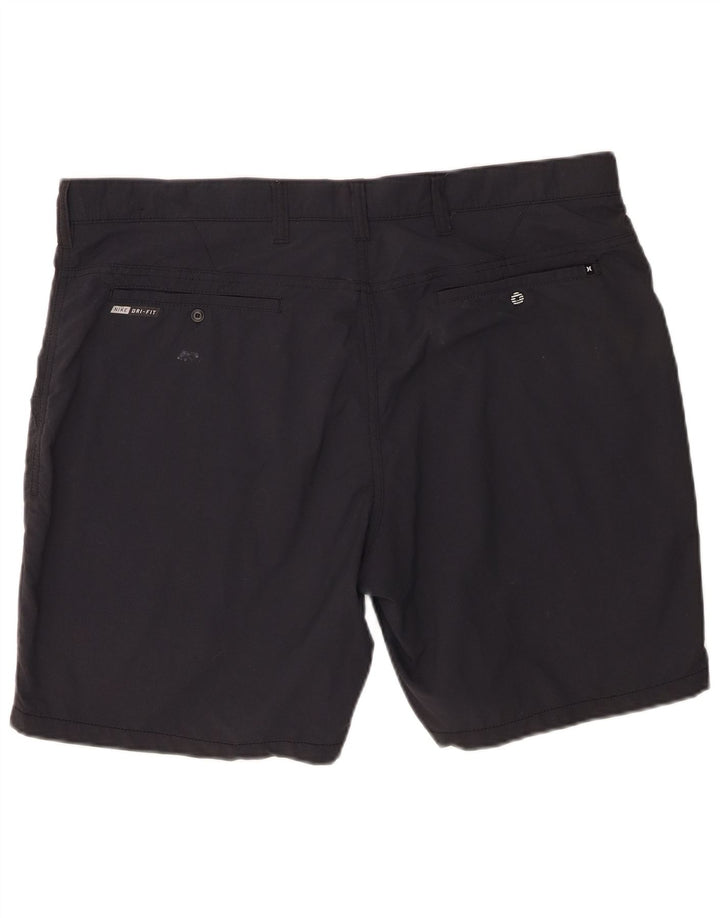 Hurley Mens Chino Shorts W38 XL Grey Nylon