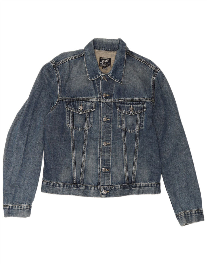 Gas Womens Denim Jacket UK 18 XL Blue