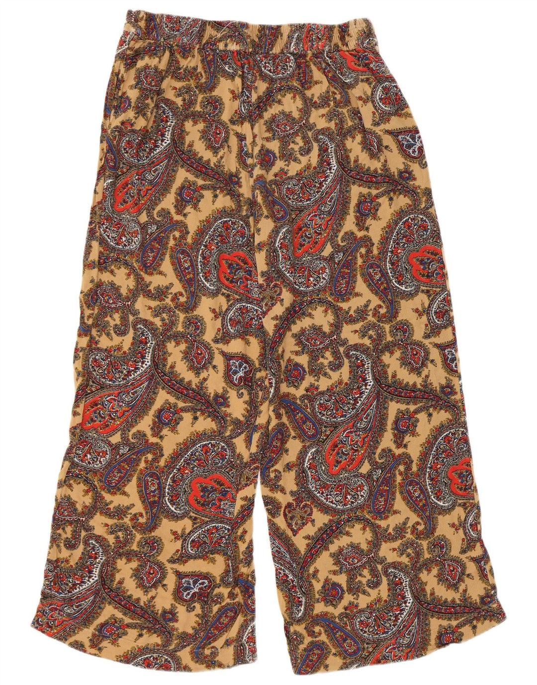 FAT FACE Womens High Waist Trousers UK 12 Medium W30 L27 Multicoloured