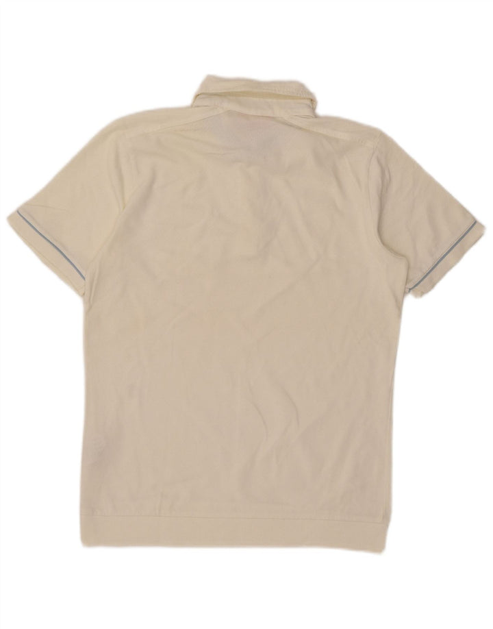 Puma Mens Polo Shirt Small White Cotton