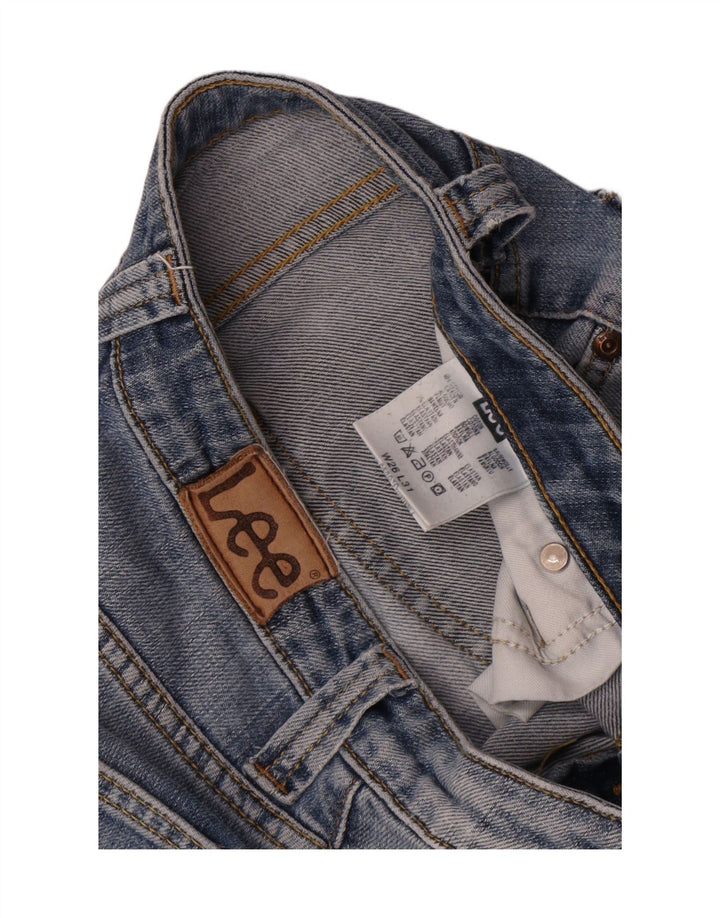 Lee Womens Flared Jeans W26 L31 Blue Cotton