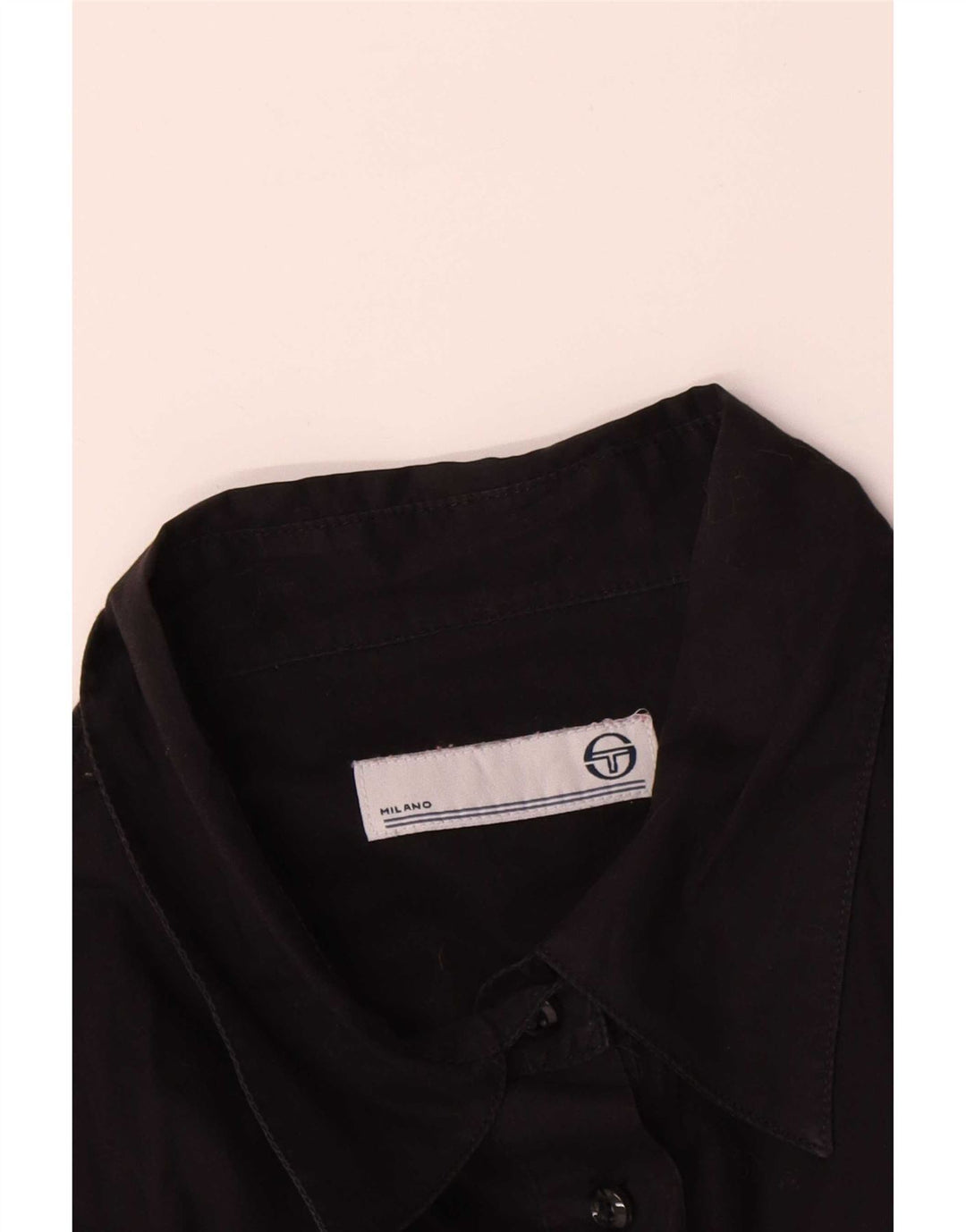 Sergio Tacchini Womens Milano Shirt UK 16 Large Black