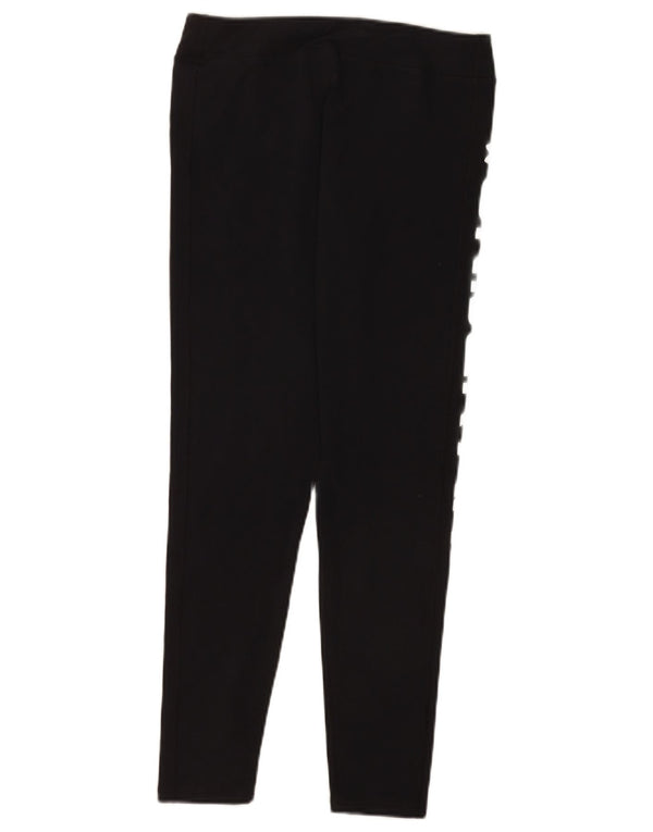 Under Armour Girls Graphic Leggings 11-12 Years Large Black Cotton