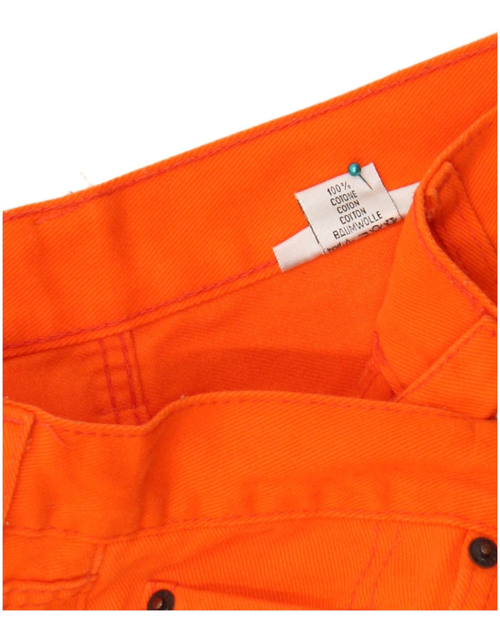 Replay Mens Casual Shorts W36 Large Orange Cotton