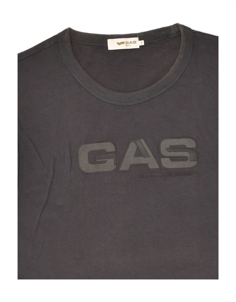 GAS Mens Basic Graphic Vest Top 2XL Grey Cotton | Vintage Gas | Thrift | Second-Hand Gas | Used Clothing | Messina Hembry 