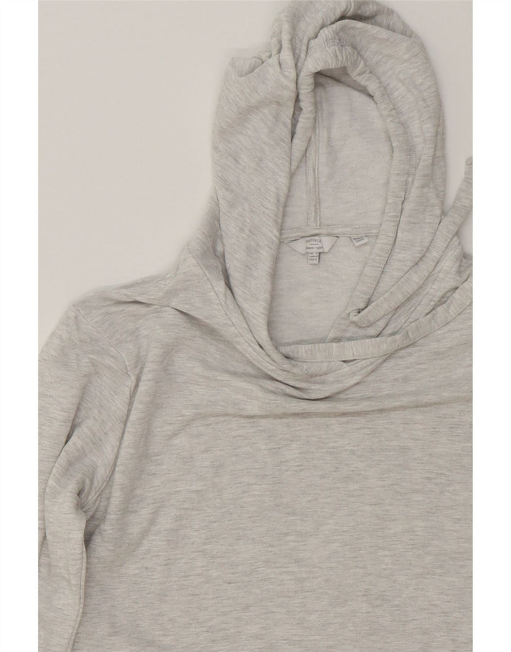 FAT FACE Womens Hoodie Jumper UK 12 Medium Grey Flecked Viscose Vintage Fat Face and Second-Hand Fat Face from Messina Hembry 