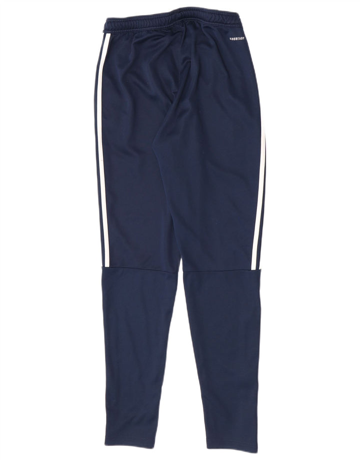 Adidas Mens Tracksuit Trousers Small  Navy Blue Polyester