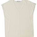 ZARA Womens Oversized Blouse Top UK 6 XS Off White Viscose Vintage Zara and Second-Hand Zara from Messina Hembry 