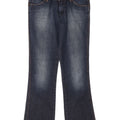 Wrangler Womens Megan Bootcut Jeans W32 L34 Navy Blue Cotton