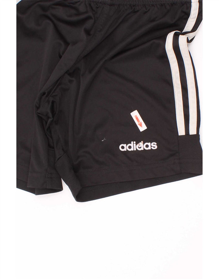 Adidas Boys Sport Shorts 9-10 Years Black Polyester