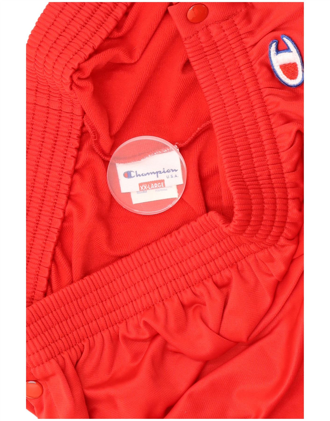 Champion Womens Graphic Tracksuit Trousers UK 20 2XL Red Polyester