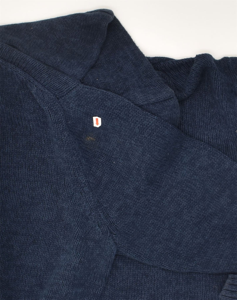 CHAPS Mens Shawl Neck Jumper Sweater 2XL Navy Blue Cotton | Vintage Chaps | Thrift | Second-Hand Chaps | Used Clothing | Messina Hembry 