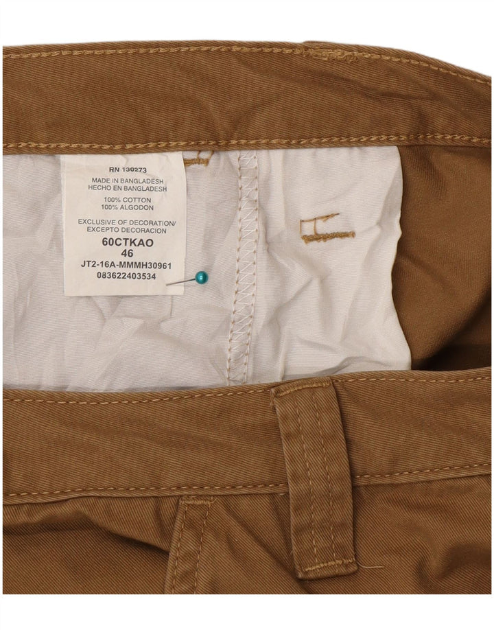 Wrangler Mens Cargo Shorts W46 3XL Beige Cotton