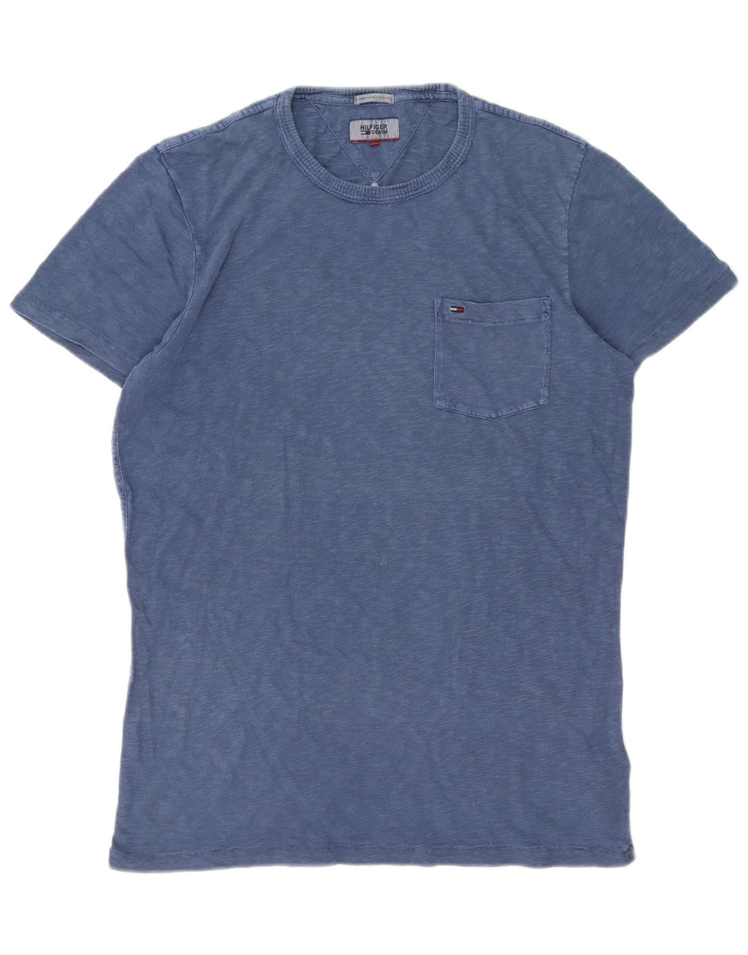 Tommy Hilfiger Mens T-Shirt Top Large Blue Cotton