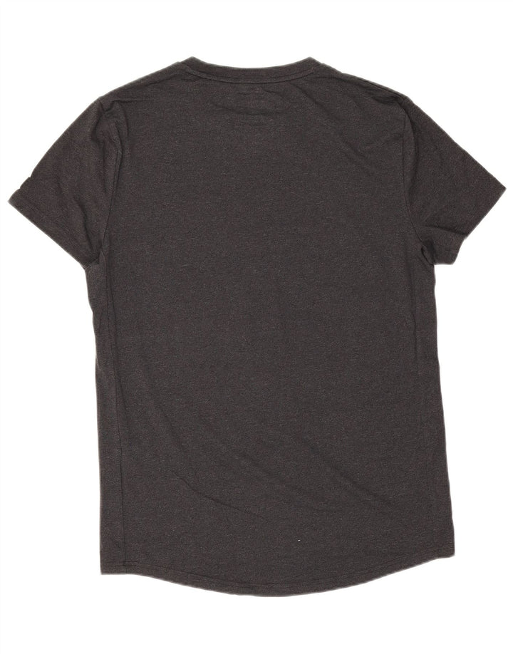 Superdry Mens Graphic T-Shirt Top Medium Grey Cotton